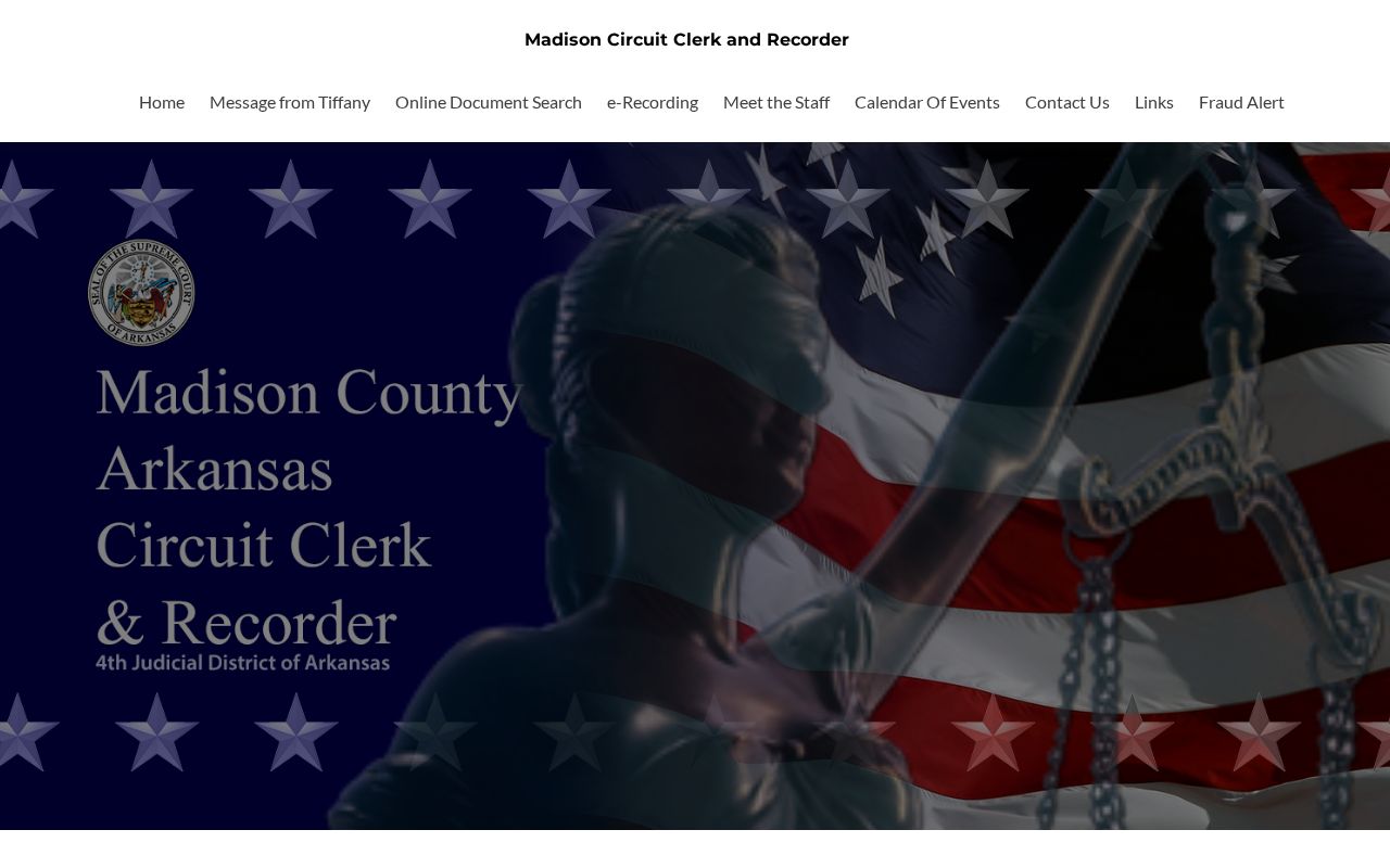 Madison County arrest court record clerk website
